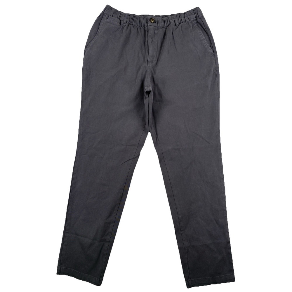 Cove USA Chino Pants Men's 34 x 30 Gray Stretch Athletic
